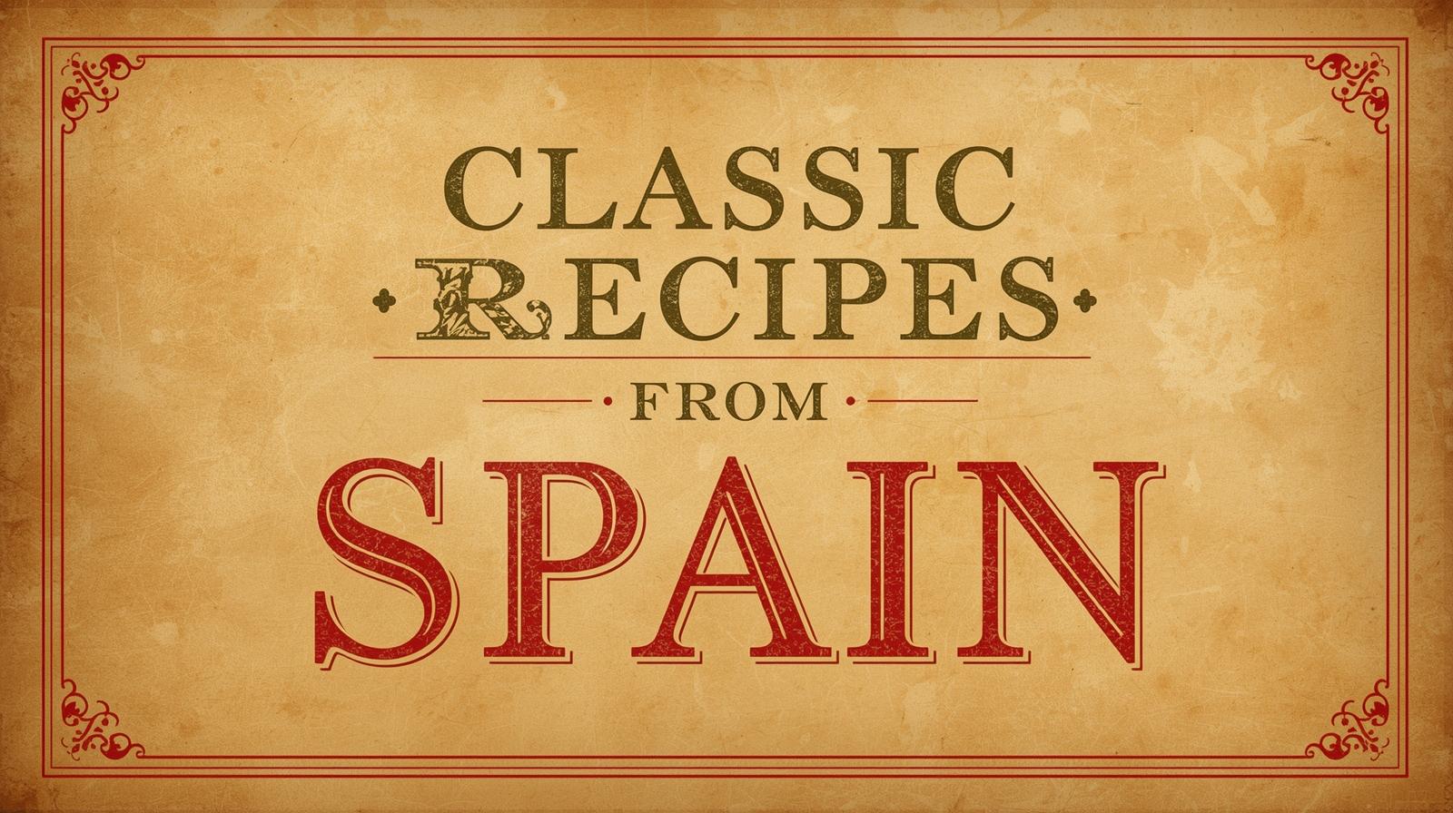 Recetas Típicas Españolas